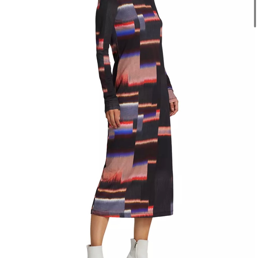 Munthe Lusaka Patchwork Maxi Shift Dress